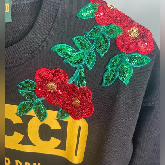 🦄 RARE GUCCI Dapper Dan Flower Sequins XS - Picture 4 of 7